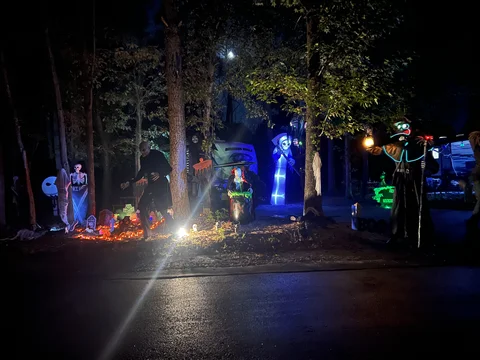 Halloween Site Decorating